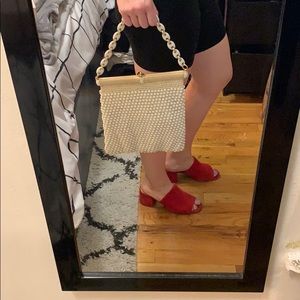 Vintage Beaded Bag Handmade In Italy